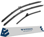 WipeWave Windscreen Wiper Blades for Mercedes V-Class Marco Polo 2019-2023 Van, 28" 18" 16" Front Push Button TypeE