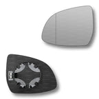 Replacement Wing Mirror Glass Left for BMW X5 2013-2018 Clip-On Passenger Near Side N/S Heated with Blind Spot