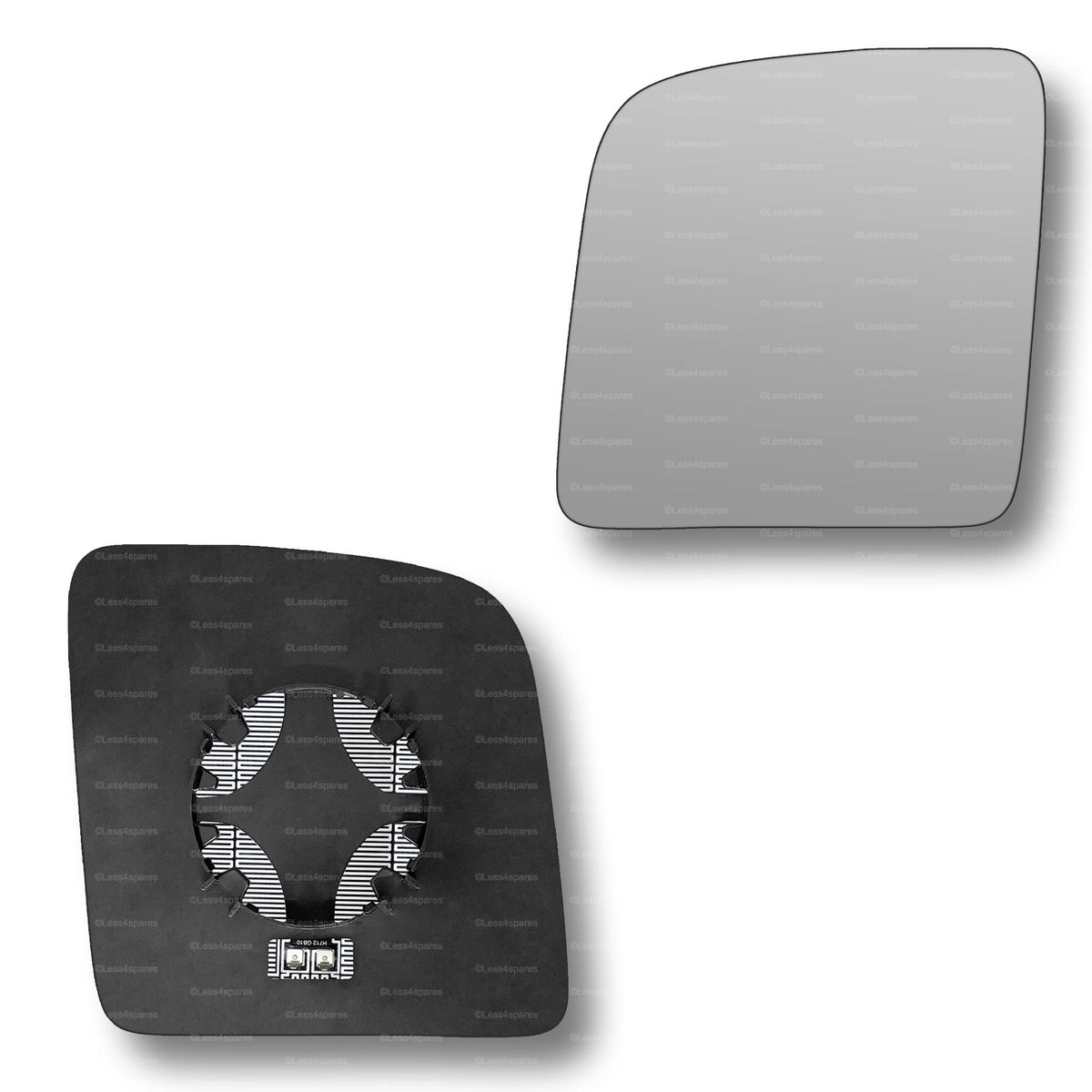 Replacement Wing Mirror Glass Left for Ford Transit Connect 2002-2013 Clip-On Passenger Near Side N/S Heated Convex
