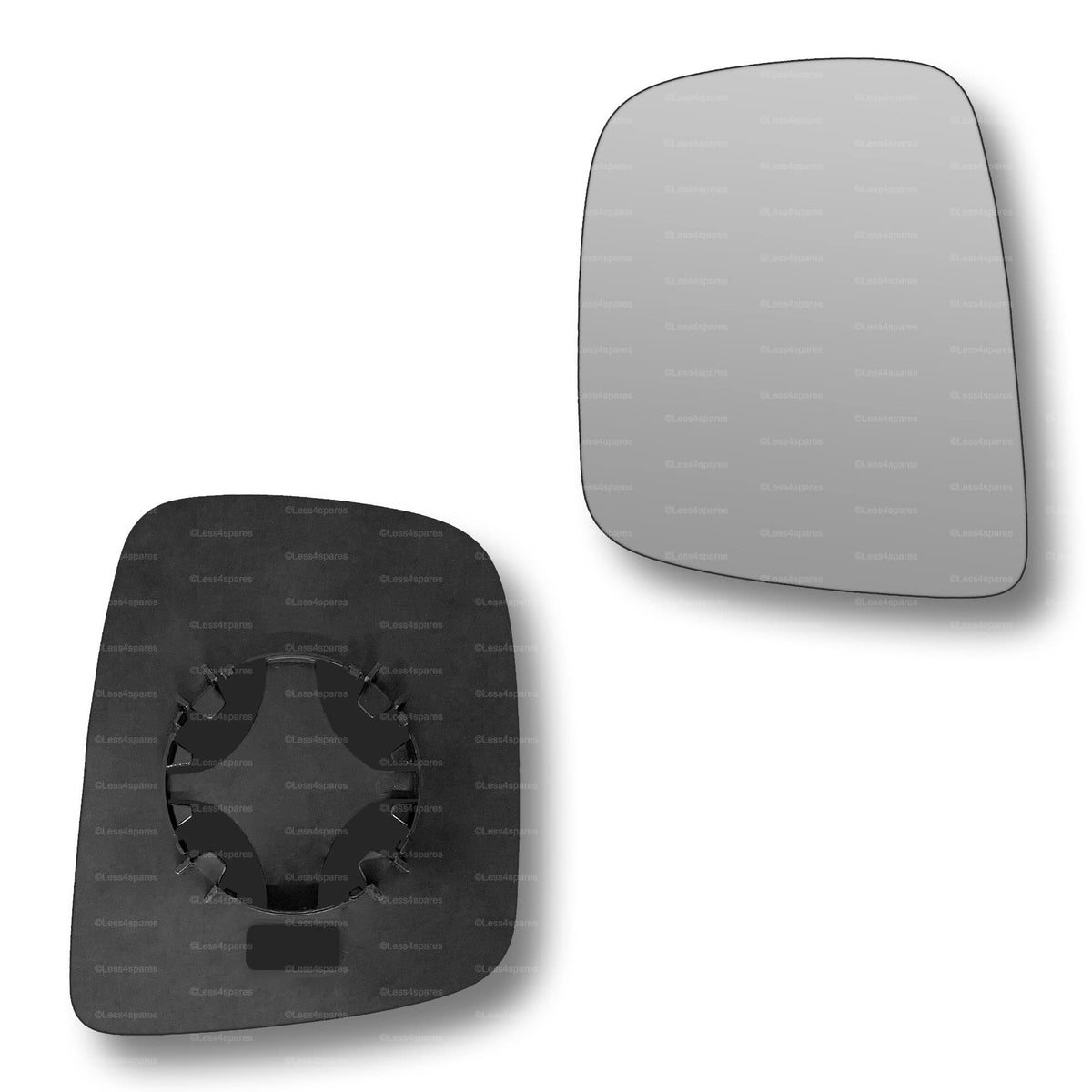 Replacement Wing Mirror Glass Left for Nissan NV200 2010-2022 Clip-On Passenger Near Side N/S Convex