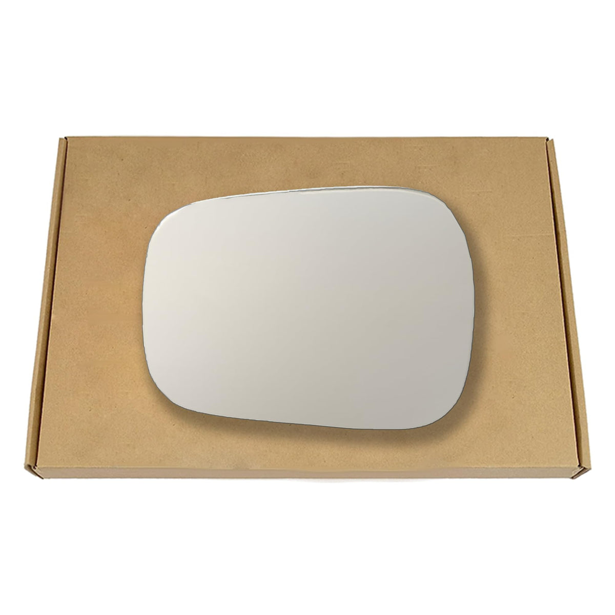 Side View Replacement Wing Mirror Glass for Audi 50 1974-1978 Convex Left Passenger near side LHS N/S