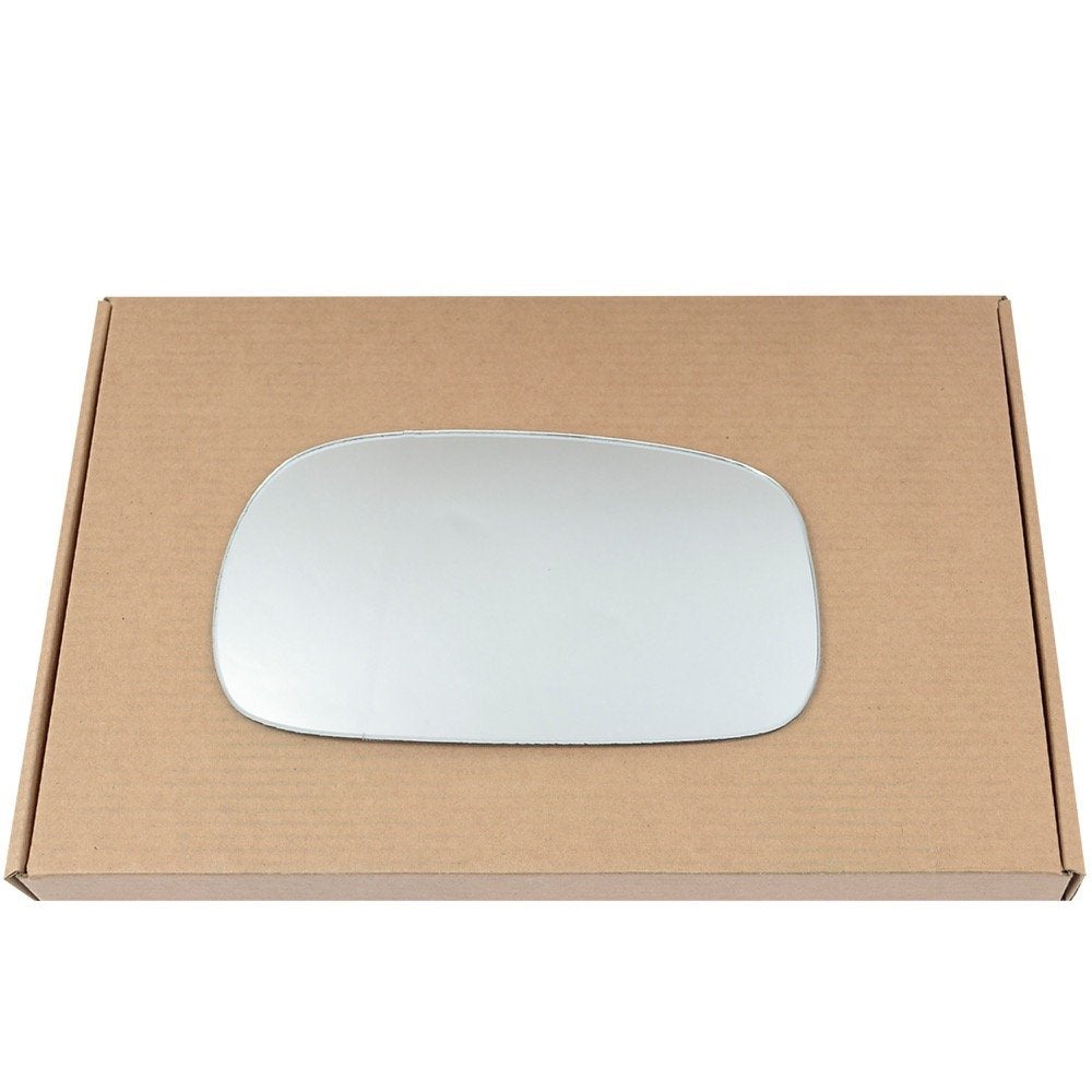 Wing Mirror Glass Left for Nissan Micra K11 1992-2003 Stick-On Passenger Near Side Convex