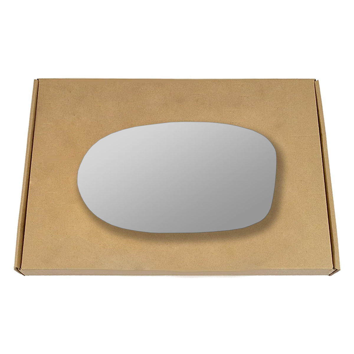 Side View Replacement Wing Mirror Glass for Fiat Seicento 1998-2010 Convex Left Passenger near side LHS N/S