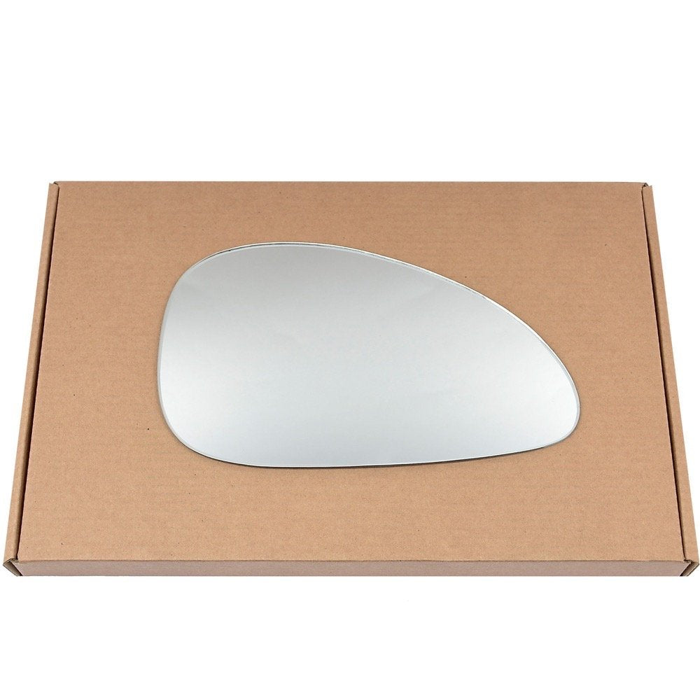 Wing Mirror Glass Right for Citroen C4 2004-2009 Stick-On Driver Off Side Convex