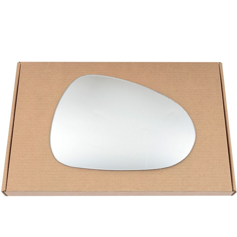 Replacement Side View Wing Door Mirror Glass for Seat Ibiza 2008-2017 Stick-On (Convex - Spherical, Right Driver Side)