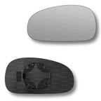 Replacement Wing Mirror Glass Left for Audi TT 1999-2006 Clip-On Passenger Near Side N/S Convex