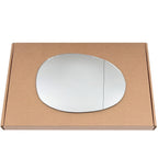 Wing Mirror Glass Right for Peugeot 107 2005-2014 Stick-On Driver Off Side with Blind Spot