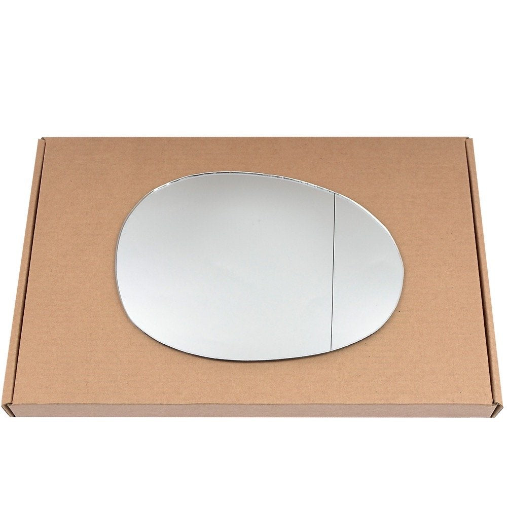 Wing Mirror Glass Right for Peugeot 107 2005-2014 Stick-On Driver Off Side with Blind Spot