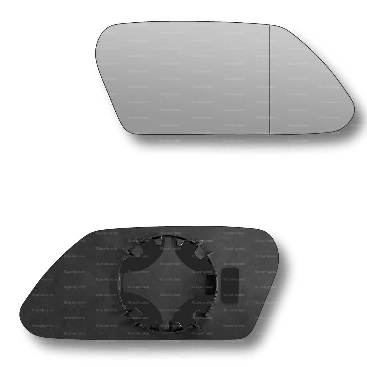 Replacement Wing Mirror Glass Right for Ford Mondeo 2001-2003 Clip-On Driver Off side with Blind Spot