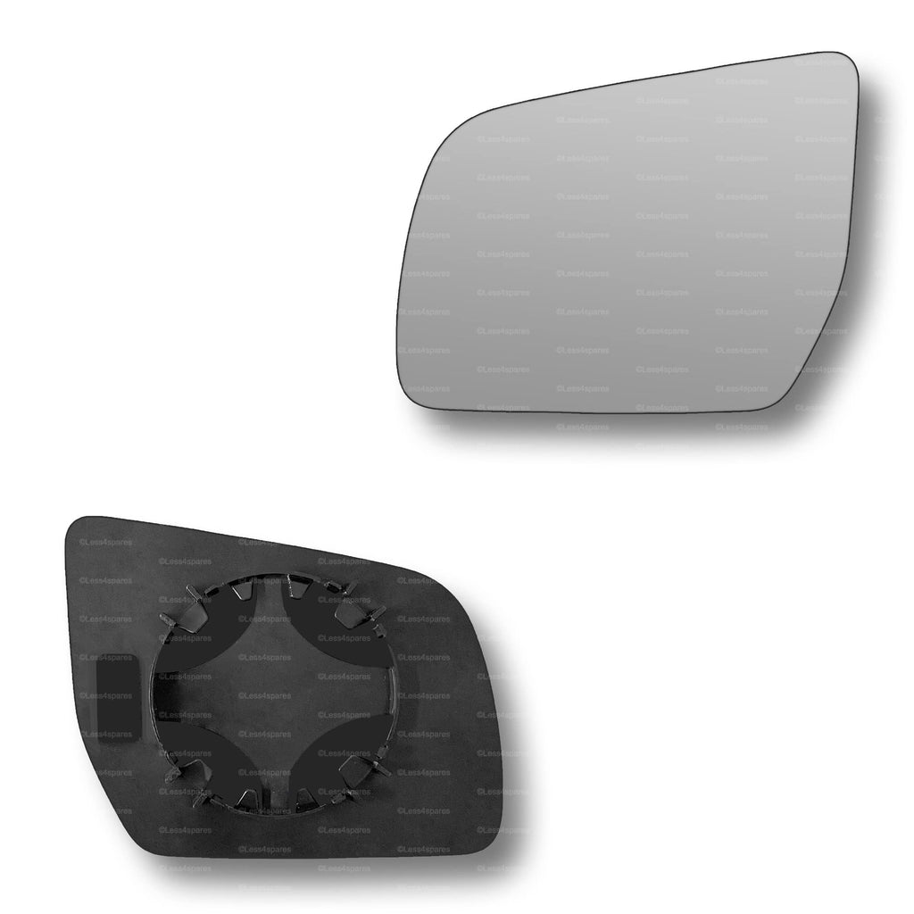 Replacement Wing Mirror Glass Left for Ford Ranger 2012-2022 Clip-On Passenger Near Side N/S Convex