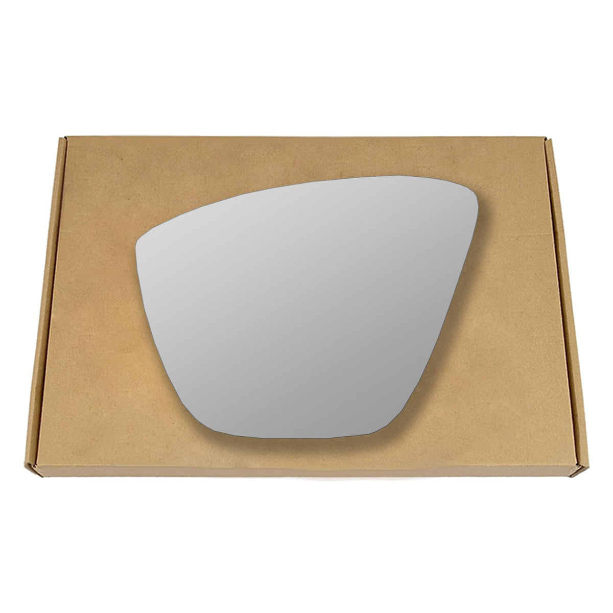 Side View Replacement Wing Mirror Glass for Ford Ka+ 2016-2021 Convex Left Passenger near side LHS N/S