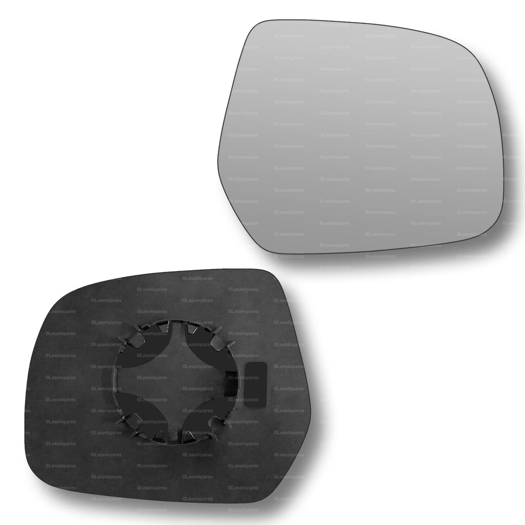 Replacement Wing Mirror Glass Right for Ford Ranger 2006-2011 Clip-On Driver Off side Convex