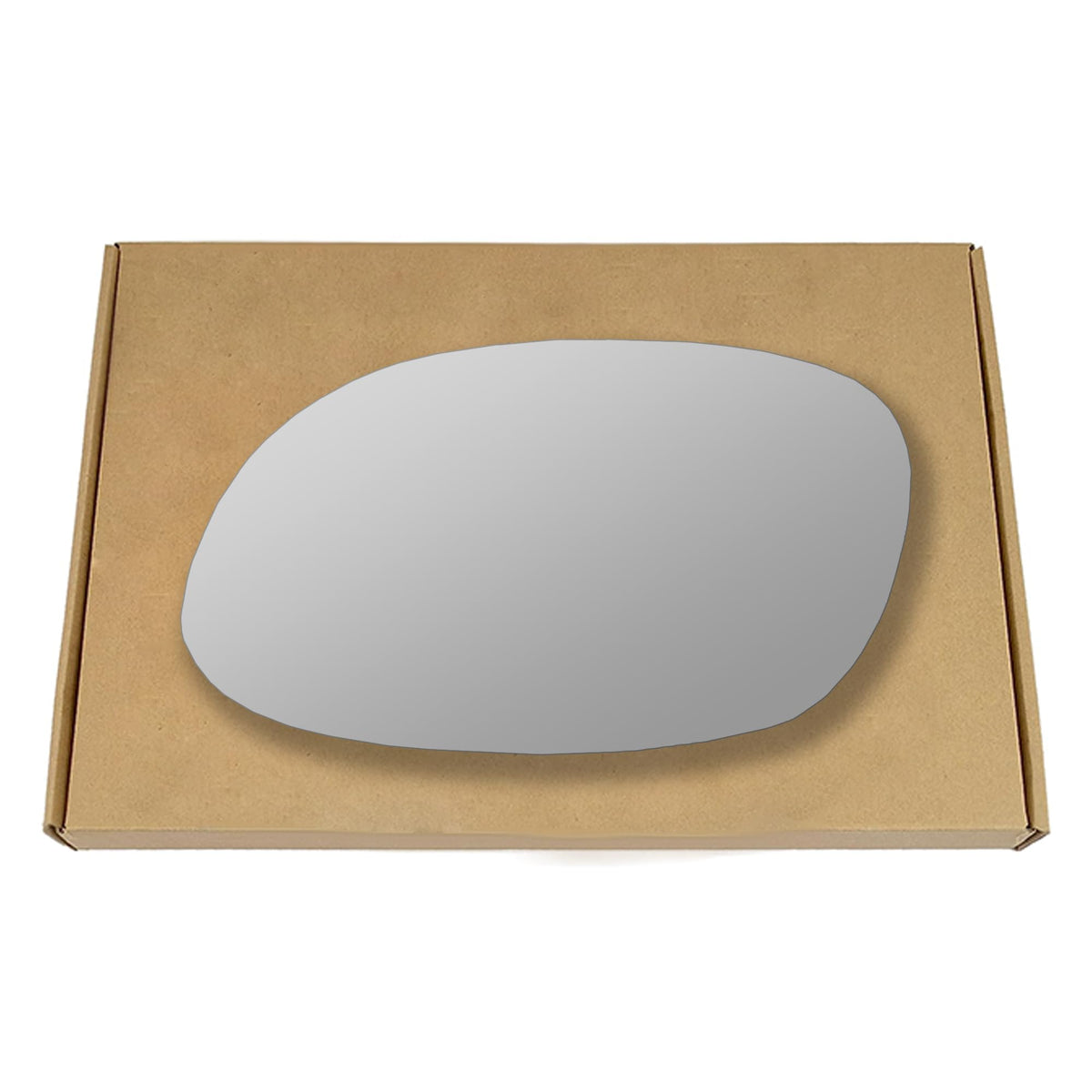 Side View Replacement Wing Mirror Glass for Ssangyong Korando 2004-2008 Convex Left Passenger near side LHS N/S