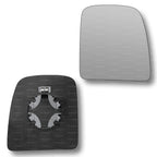 Replacement Wing Mirror Glass Right for Peugeot Expert 2007-2016 Clip-On Driver Off side Heated Convex