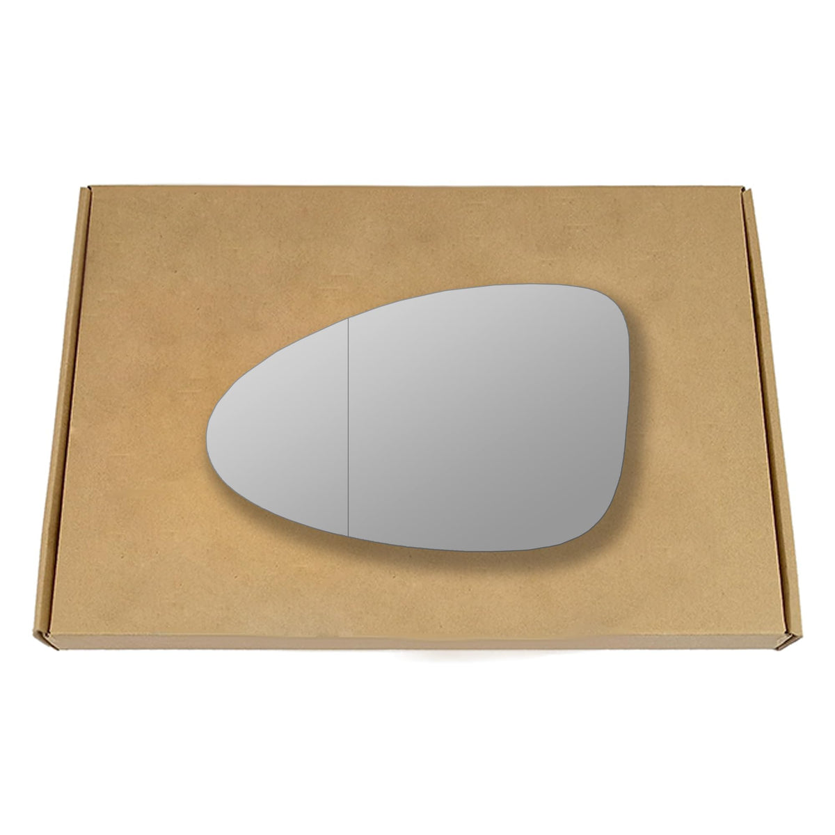 Side View Replacement Wing Mirror Glass for Porsche 718 Cayman 2016-2023 Blind Spot Left Passenger near side LHS N/S