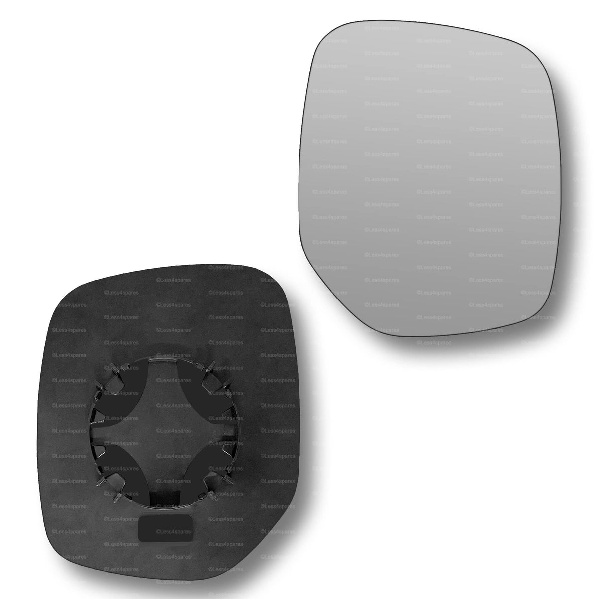 Replacement Wing Mirror Glass Right for Citroen Berligo 1996-2008 Clip-On Driver Off side Convex