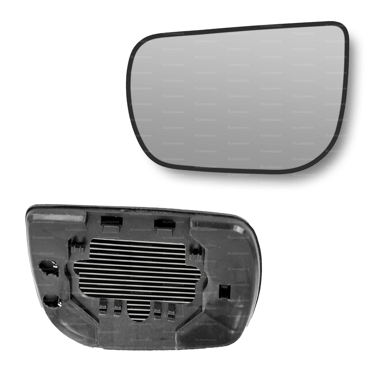 Replacement Wing Mirror Glass Left for Ford Escape 2008-2010 Clip-On Passenger Near Side N/S Heated Convex