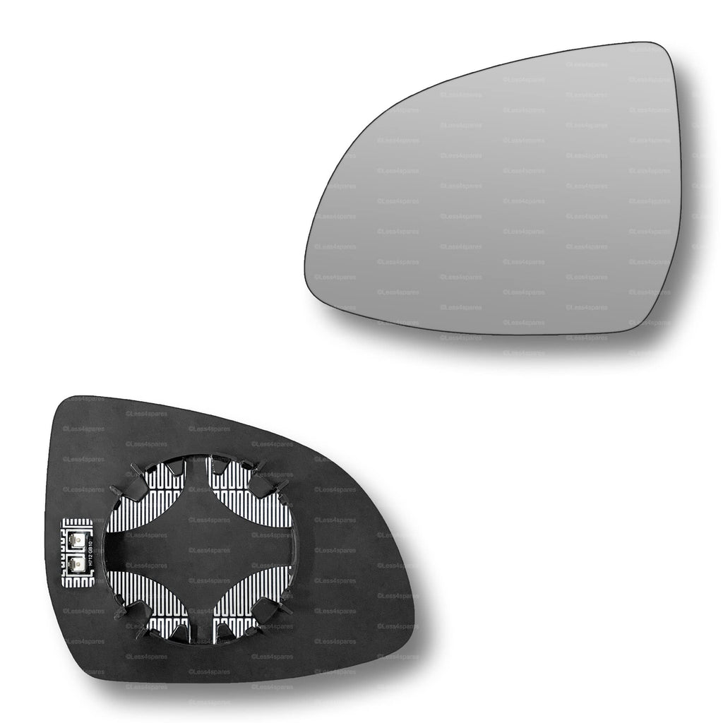 Replacement Wing Mirror Glass Left for BMW X3 2014-2017 Clip-On Passenger Near Side N/S Heated Convex