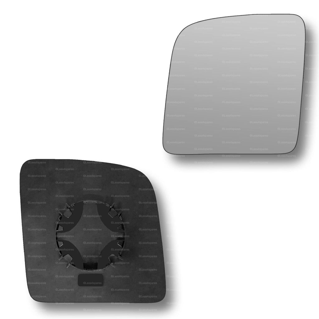 Replacement Wing Mirror Glass Left for Ford Transit Connect 2002-2013 Clip-On Passenger Near Side N/S Convex