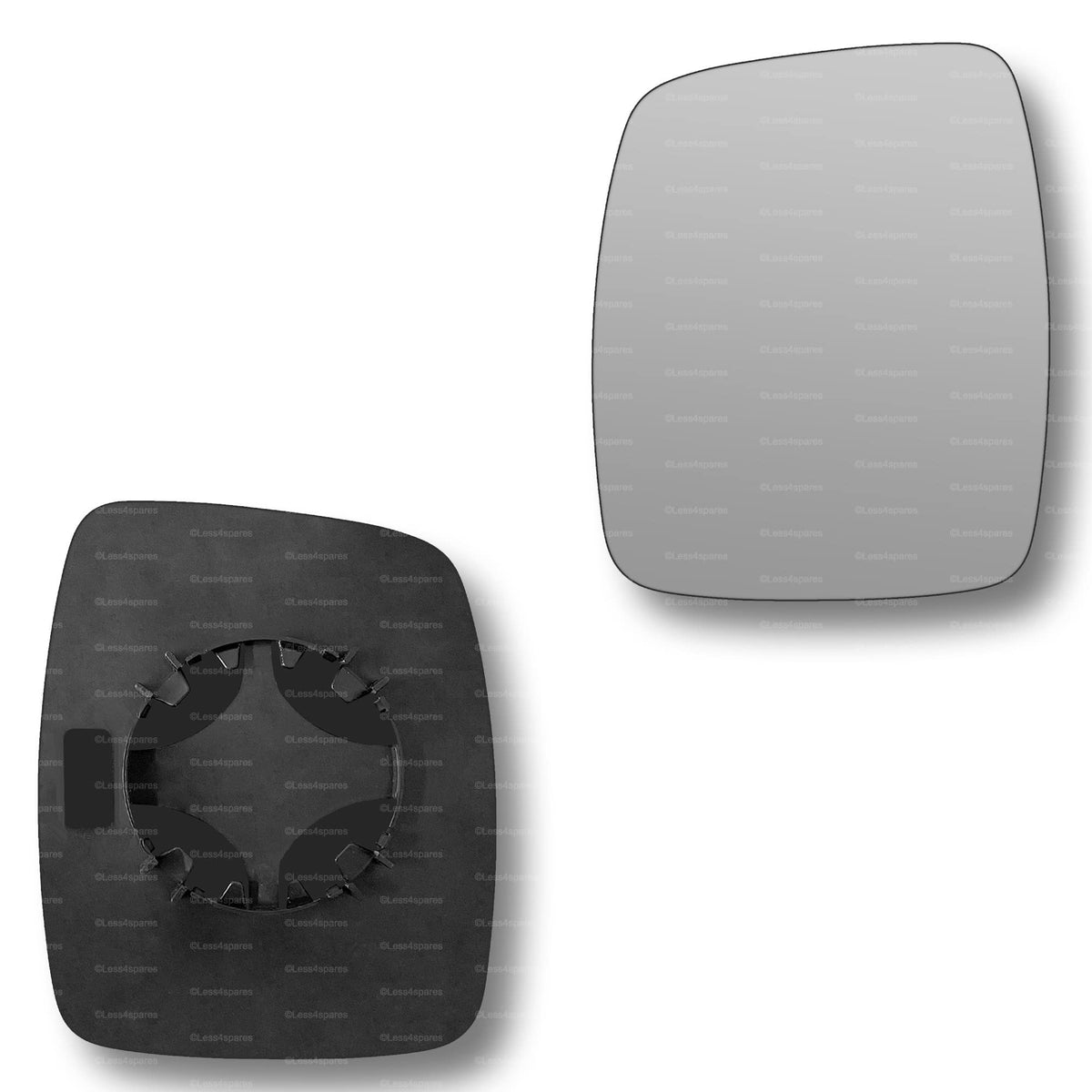 Replacement Wing Mirror Glass Left for Mercedes Vito 1996-2003 Clip-On Passenger Near Side N/S Convex