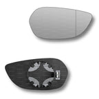 Replacement Wing Mirror Glass Right for Aston Martin DB11 2016-2022 Clip-On Driver Off side Heated with Blind Spot