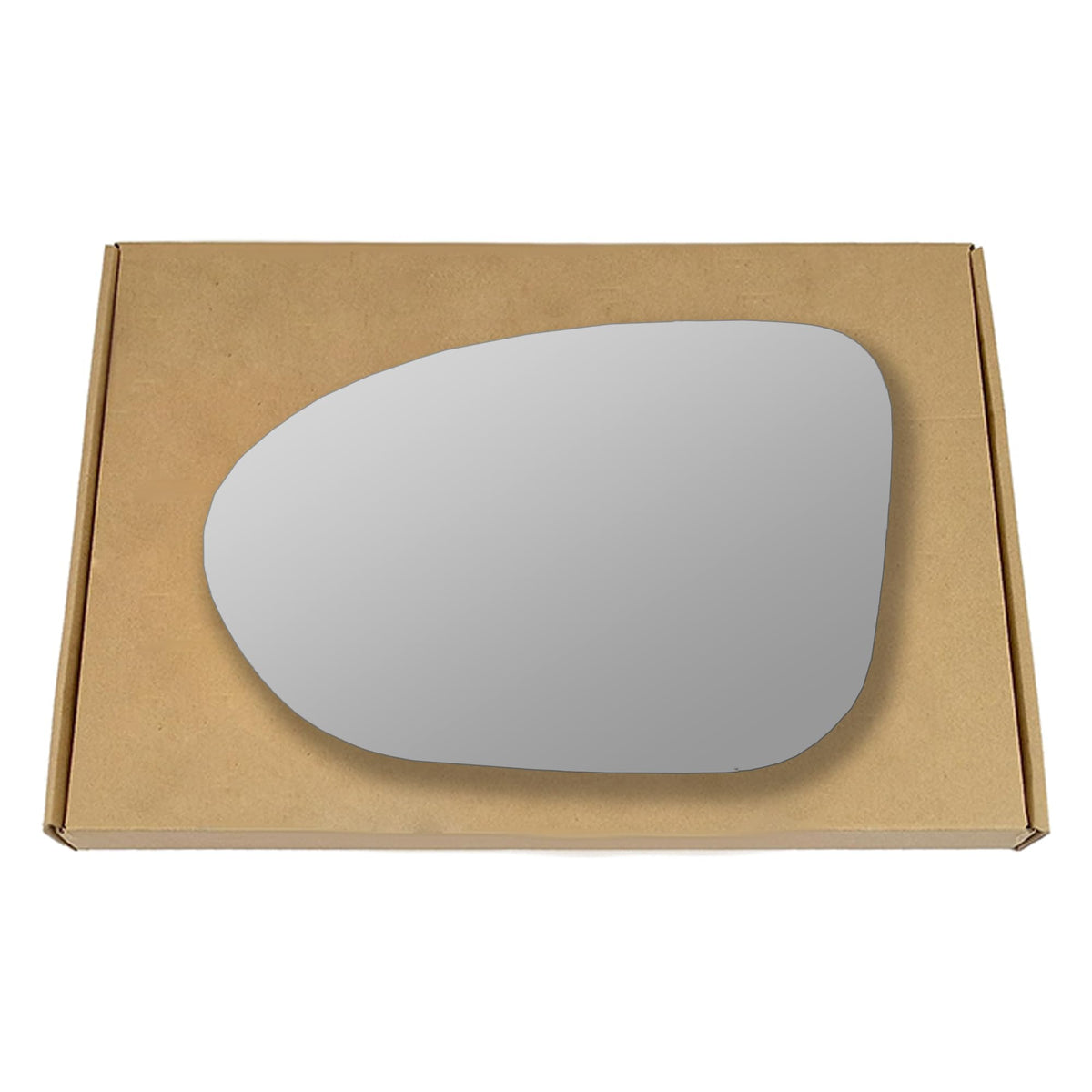 Side View Replacement Wing Mirror Glass for Fiat 124 Spider 2016-2021 Convex Left Passenger near side LHS N/S