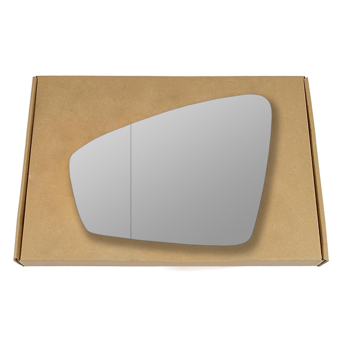 Side View Replacement Wing Mirror Glass for VW Tiguan mk2 2016-2023 Blind Spot Left Passenger near side LHS N/S