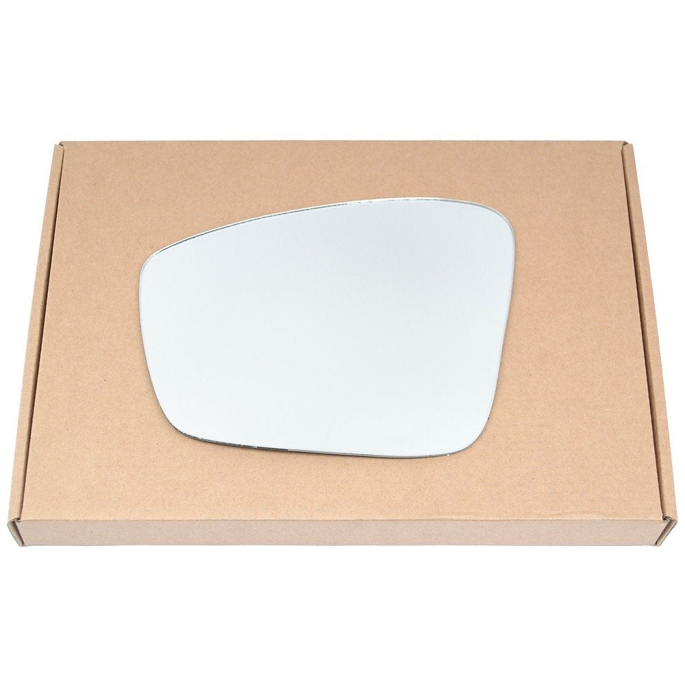 Wing Mirror Glass Left for Skoda Octavia 2013-2020 Stick-On Passenger Near Side Convex