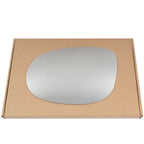 Wing Mirror Glass Left for Ford KA Mk2 2008-2016 Stick-On Passenger Near Side Convex