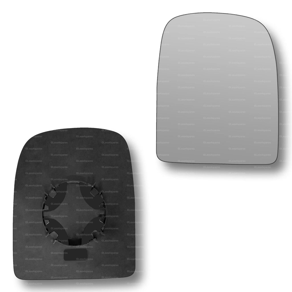 Replacement Wing Mirror Glass Right for Iveco Daily 2006-2014 Clip-On Driver Off side Convex