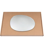 Wing Mirror Glass Right for Toyota Aygo 2005-2014 Stick-On Driver Off Side Convex