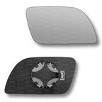 Replacement Wing Mirror Glass Right for VW Polo 2002-2005 Clip-On Driver Off side Heated Convex