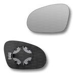 Replacement Wing Mirror Glass Left for VW Golf Plus 2004-2014 Clip-On Passenger Near Side N/S Heated Convex