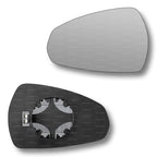 Replacement Wing Mirror Glass Left for Audi Q7 2015-2022 Clip-On Passenger Near Side N/S Heated Convex