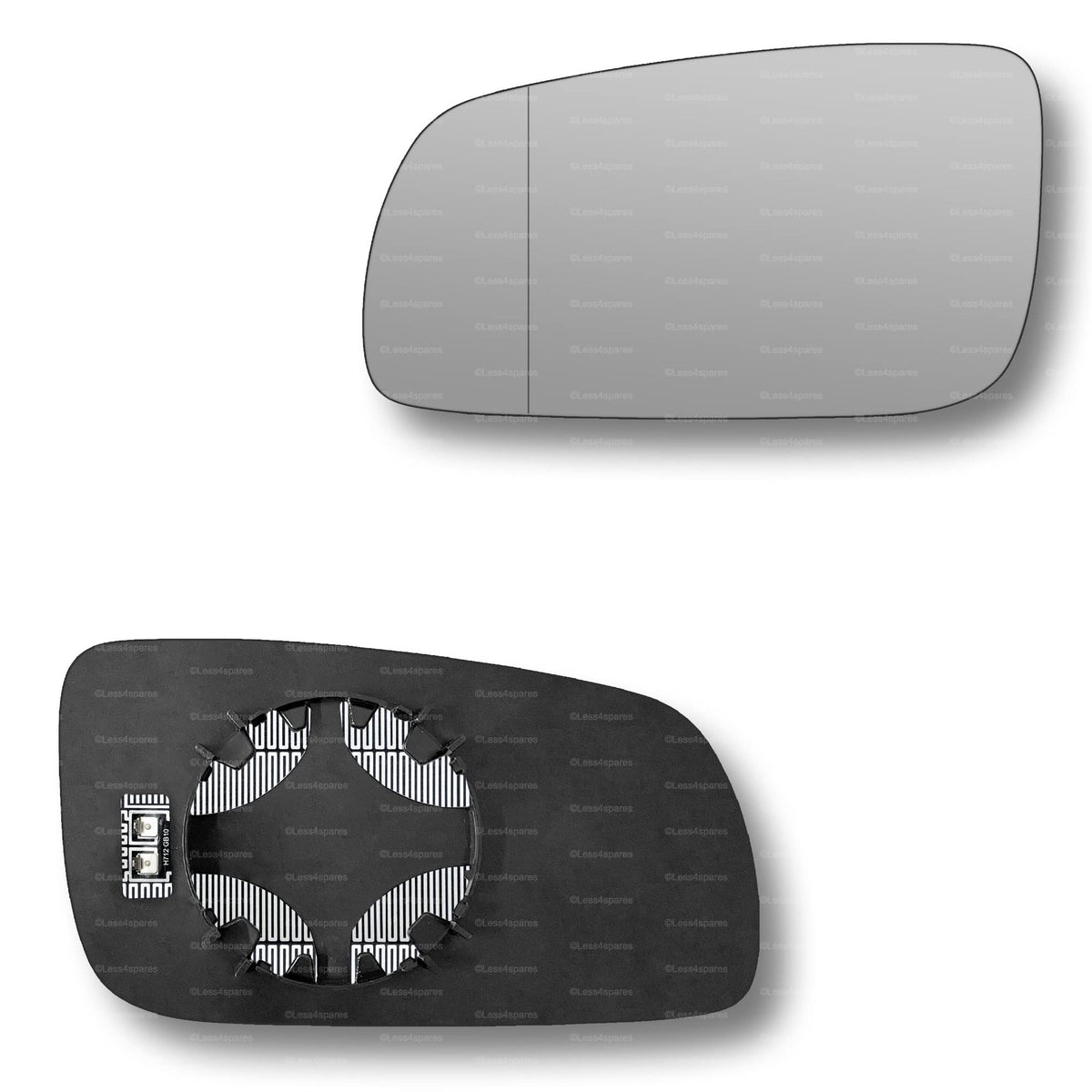Replacement Wing Mirror Glass Left for Audi A3 1996-2000 Clip-On Passenger Near Side N/S Heated with Blind Spot