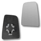 Replacement Wing Mirror Glass Left for Ford Transit 2014-2022 Clip-On Passenger Near Side N/S Heated Convex
