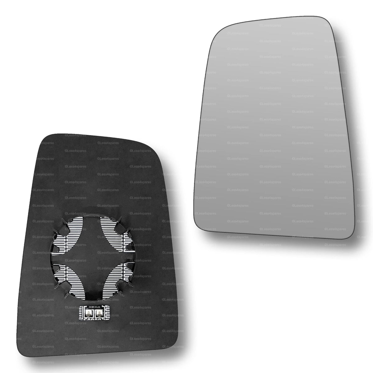 Replacement Wing Mirror Glass Left for Ford Transit 2014-2022 Clip-On Passenger Near Side N/S Heated Convex