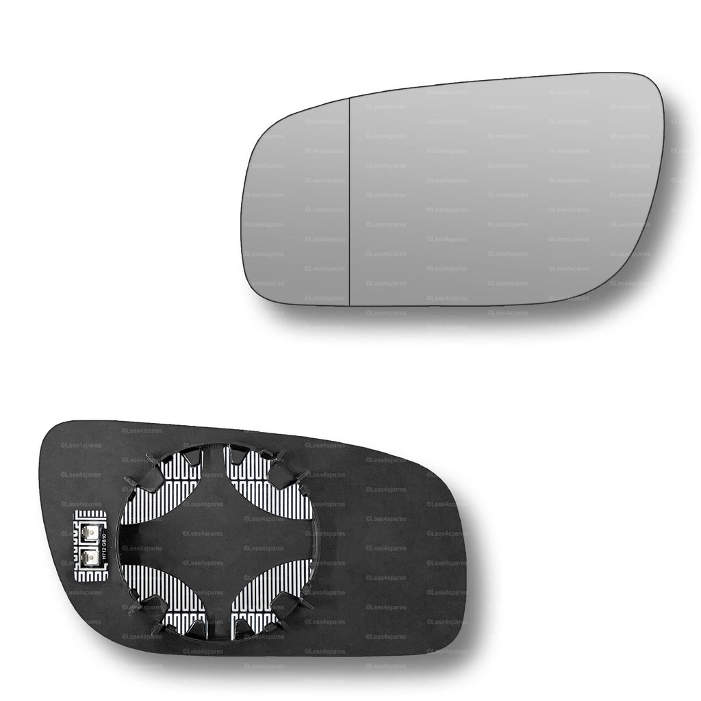 Replacement Wing Mirror Glass Left for Mercedes E-Class 2006-2009 Clip-On Passenger Near Side N/S Heated with Blind Spot