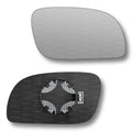 Replacement Wing Mirror Glass Right for VW Touran 2003-2009 Clip-On Driver Off side Heated Convex
