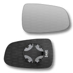 Replacement Wing Mirror Glass Right for Tesla Model S 2012-2022 Clip-On Driver Off side Heated Convex