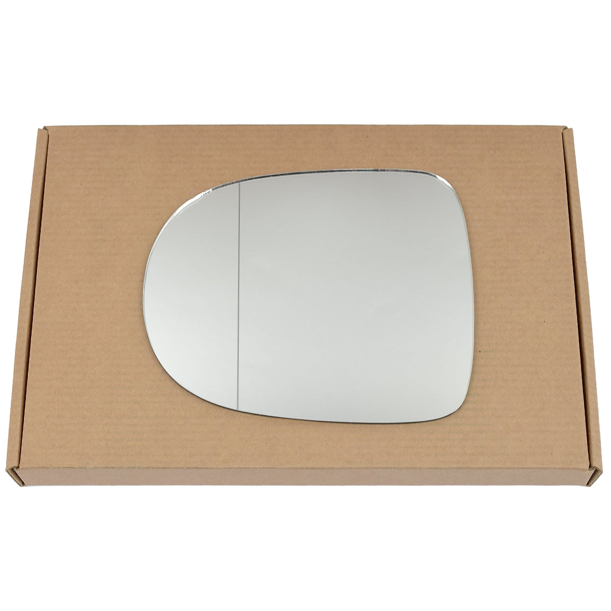Wing Mirror Glass Left for Renault Modus 2008-2012 Stick-On Passenger Near Side with Blind Spot