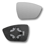 Replacement Wing Mirror Glass Right for Cupra Ateca 2019-2022 Clip-On Driver Off side Heated Convex