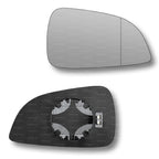 Replacement Wing Mirror Glass Right for Vauxhall Astra 2009-2010 Clip-On Driver Off side Heated with Blind Spot
