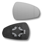 Replacement Wing Mirror Glass Right for Audi Q7 2015-2022 Clip-On Driver Off side Heated with Blind Spot