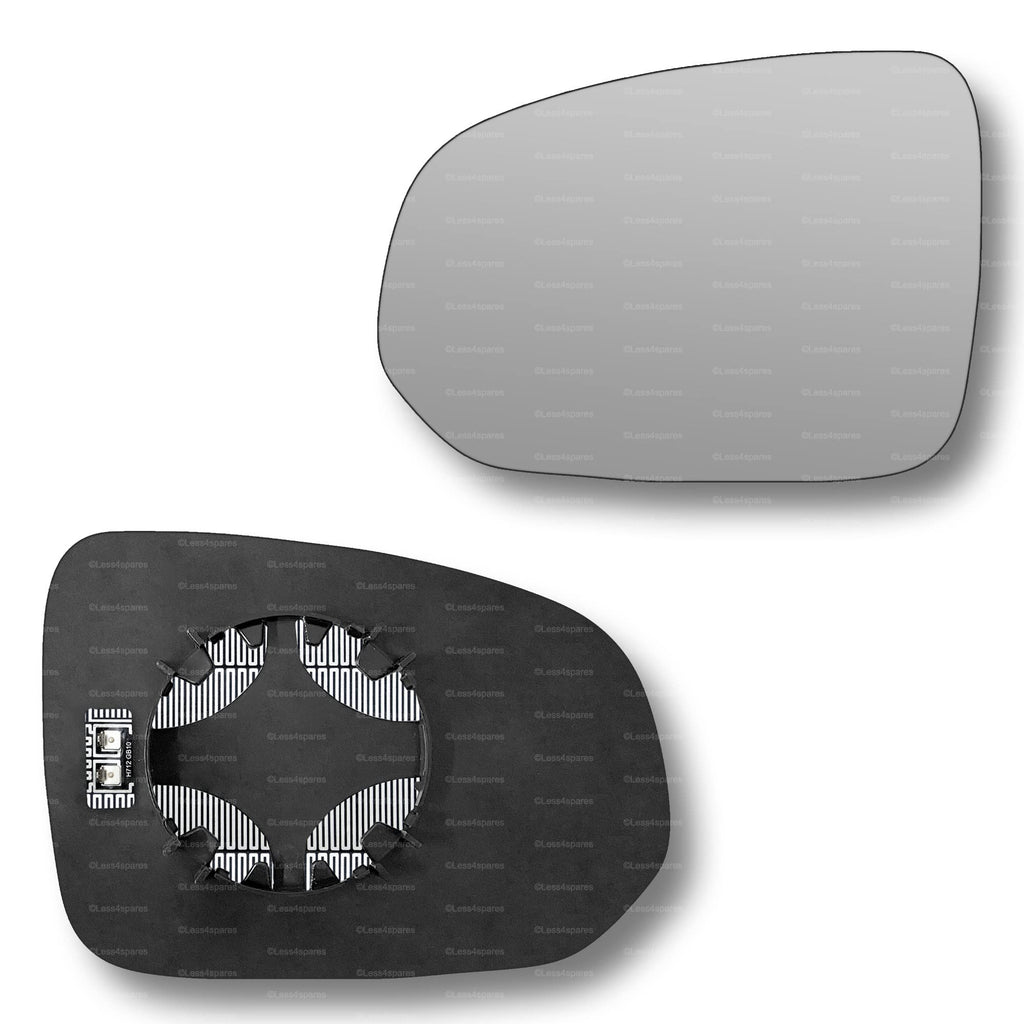 Replacement Wing Mirror Glass Left for Volvo XC60 2017-2022 Clip-On Passenger Near Side N/S Heated Convex