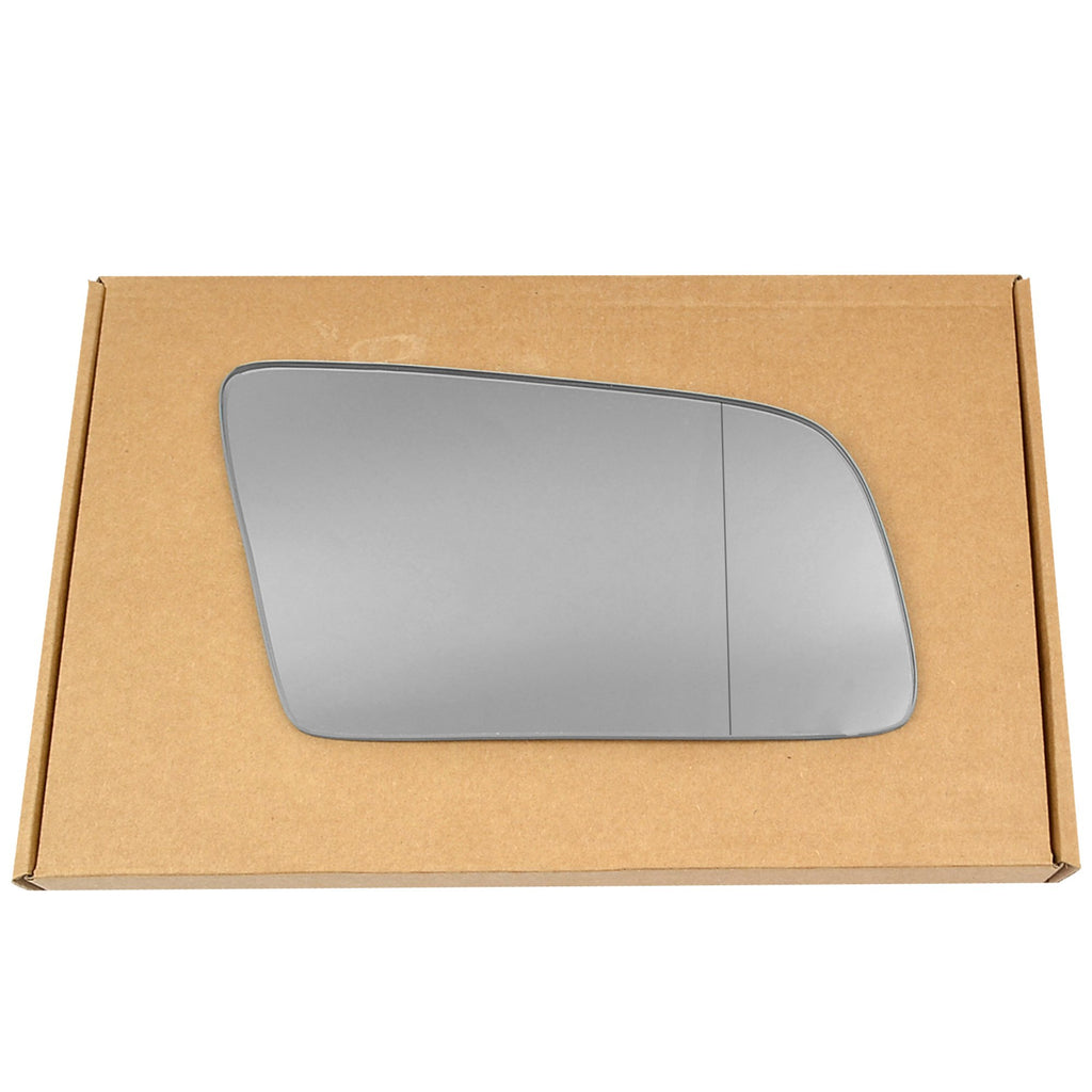 Wing Mirror Glass Right for BMW 5 Series 6 Series 2003-2010 Stick-On Driver Off Side with Blind Spot
