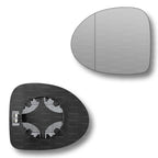 Replacement Wing Mirror Glass Left for Renault Wind 2010-2015 Clip-On Passenger Near Side N/S Heated with Blind Spot