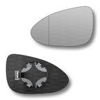 Replacement Wing Mirror Glass Left for Chevrolet Aveo T300 2012-2015 Clip-On Passenger Near Side N/S Heated with Blind Spot