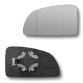 Replacement Wing Mirror Glass Left for Vauxhall Meriva 2002-2010 Clip-On Passenger Near Side N/S Heated with Blind Spot