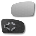 Replacement Wing Mirror Glass Left for Mercedes S-Class 1998-2005 Clip-On Passenger Near Side N/S Heated with Blind Spot